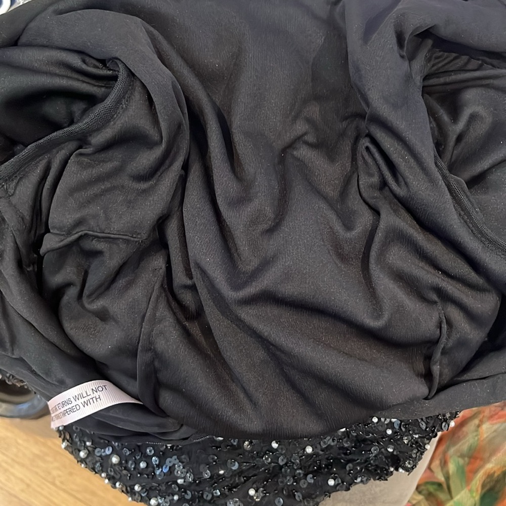 Mac Duggal Black Sequin Maxi Dress - Picture 14 of 14